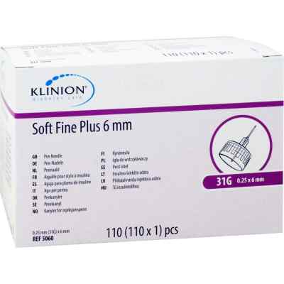 Soft Fine plus 0,25x6 mm 31g Kanuele 110 szt. od 1001 Artikel Medical GmbH PZN 09728654