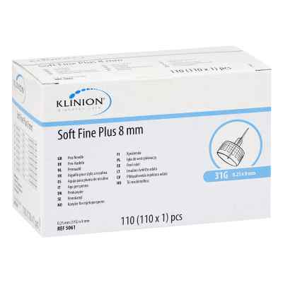 Soft Fine plus 0,25x8 mm 31g Kanuele 110 szt. od 1001 Artikel Medical GmbH PZN 09728660