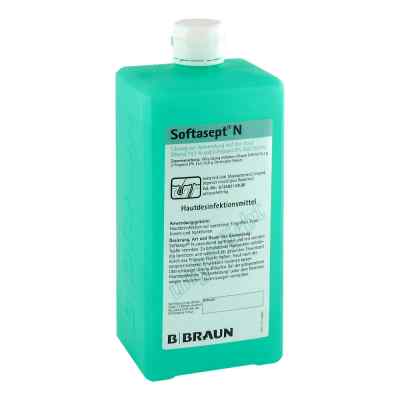 Softasept N preparat bezbarwny butelka z dozownikiem 1000 ml od B. Braun Melsungen AG PZN 08505047