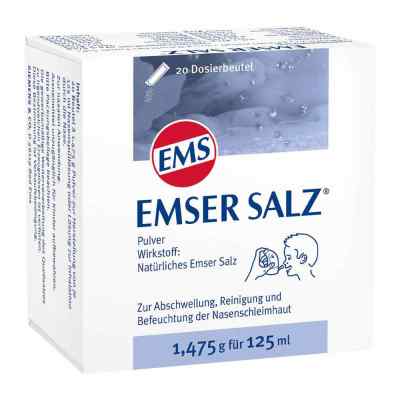 Sól emska w saszetkach 1,475g 20 szt. od Sidroga Gesellschaft für Gesundh PZN 06478027