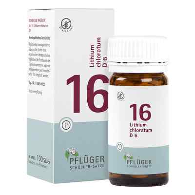 Sole Schüsslera Biochemia Pflüger 16 Chlorek litu D6 tabl.
