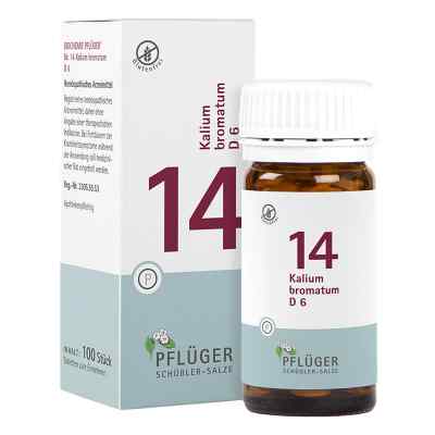 Sole Schüsslera Biochemie Pflüger 14 Kalium bromatum D6, 6 tabl.