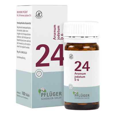 Sole Schüsslera Biochemie Pflüger nr 24 Arsenum jodatum D6, tabl
