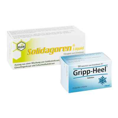 Solidagoren Liquid 100 ml und Gripp-Heel Tabletten 50 stk