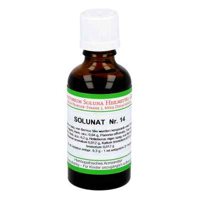 Solunat Nr.14 Tropfen 50 ml od Laboratorium Soluna Heilmittel GmbH PZN 02940552