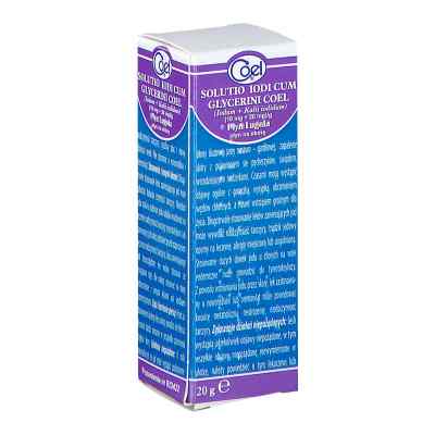 Solutio Iodi Cum Glycerini (Płyn Lugola) 20 g od WYTWÓRNIA EUCERYNY LABORAT.FARMAC.COEL SPÓŁKA JAWN PZN 08302474