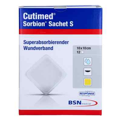 Sorbion Cutimed Sachet S Wundauflage 10x10 cm