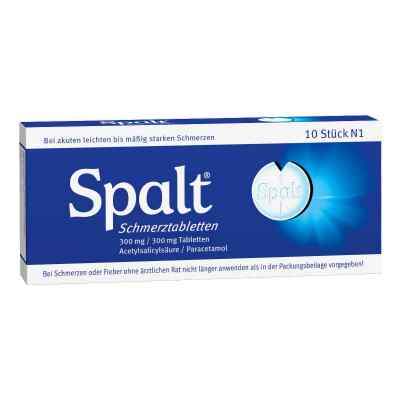 Spalt Schmerztabletten 10 szt. od PharmaSGP GmbH PZN 08689828