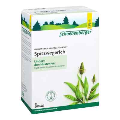 Spitzwegerichsaft Schoenenberger 3X200 ml od SALUS Pharma GmbH PZN 00700163