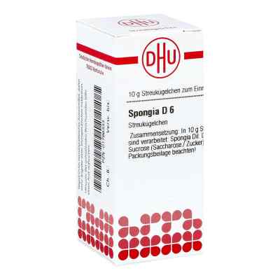 Spongia D 6 Globuli 10 g od DHU-Arzneimittel GmbH & Co. KG PZN 01786333