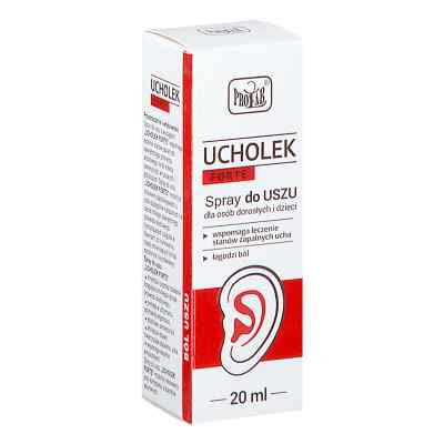 Spray do uszu UCHOLEK FORTE 20 ml od  PZN 08303988