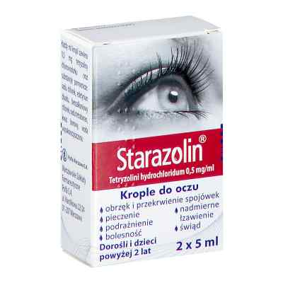 Starazolin krople do oczu 10 ml od WARSZAWSKIE ZAKŁ.FARM. POLFA S.A PZN 08301274