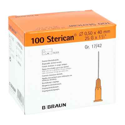 Sterican Dentalkan.luer 0,5x40 100 szt. od B. Braun Melsungen AG PZN 02058009