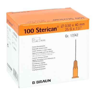 Sterican Dentalkan.luer 0,5x40 kaniule 100 szt. od B. Braun Melsungen AG PZN 02058009