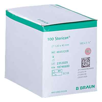 Sterican Einmalkanüle 18 G 40 Mm Kurzschliff 100 szt. od B. Braun Melsungen AG PZN 18746680