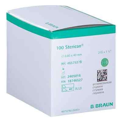 Sterican Einmalkanüle 21 G 40 Mm 100 szt. od B. Braun Melsungen AG PZN 18746527
