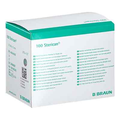 Sterican Einmalkanüle 27 G 12 Mm 100 szt. od B. Braun Melsungen AG PZN 18746326