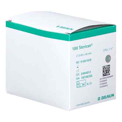 Sterican Einmalkanüle 27 G 40 Mm 100 szt. od B. Braun Melsungen AG PZN 18746355