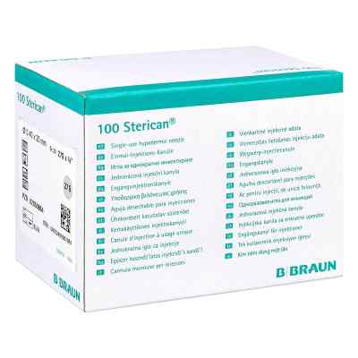 Sterican Kan.luer-lok 040x20mm igła roz. 20 szara 100 szt. od B. Braun Melsungen AG PZN 02050864