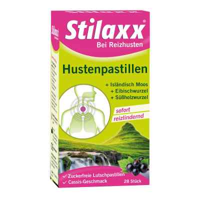 Stilaxx Hustenpastillen Isländisch Moos 28 szt. od MEDICE Arzneimittel Pütter GmbH& PZN 14447325