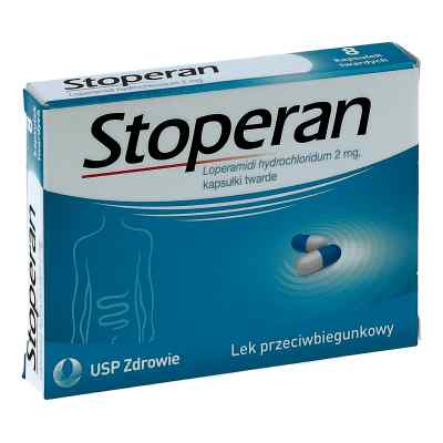 Stoperan 2 mg kapsułki twarde 8  od US PHARMACIA SP. Z O.O. PZN 08300508