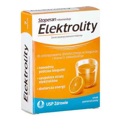 Stoperan Elektrolity saszetki smak pomarańczowy