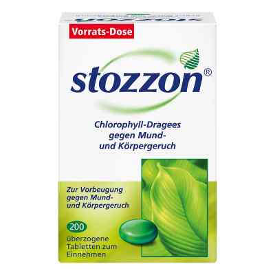 Stozzon chlorofil w drażetkach duże opakowanie 200 szt. od Queisser Pharma GmbH & Co. KG PZN 00977427