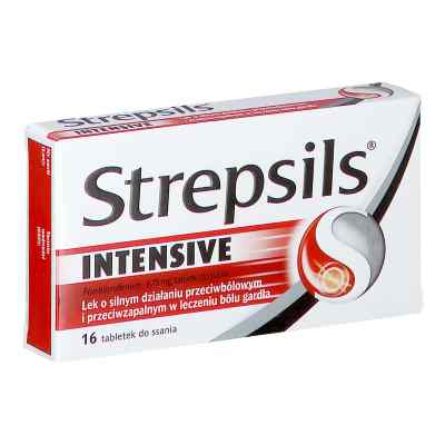 Strepsils Intensive 16  od RECKITT BANCKISER HEALTH CARE INTERNATIONAL PZN 08301692