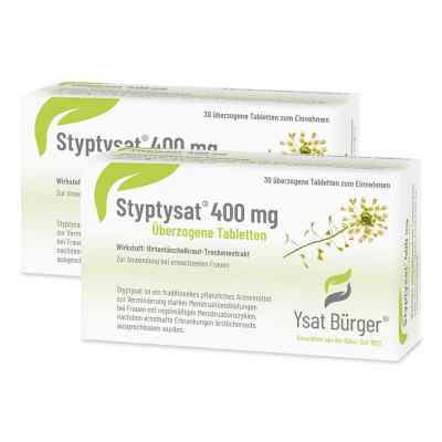 Styptysat 400 Mg überzogene Tabletten 2X30 szt. od Johannes Bürger Ysatfabrik GmbH PZN 18196759
