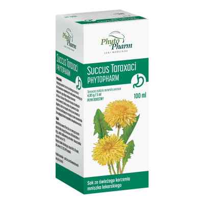 Succus Taraxaci Phytopharm płyn doustny 100 ml od PHYTOPHARM KLĘKA S.A. PZN 08301028