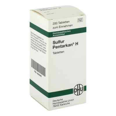Sulfur Pentarkan H Tabl. 200 szt. od DHU-Arzneimittel GmbH & Co. KG PZN 04043940