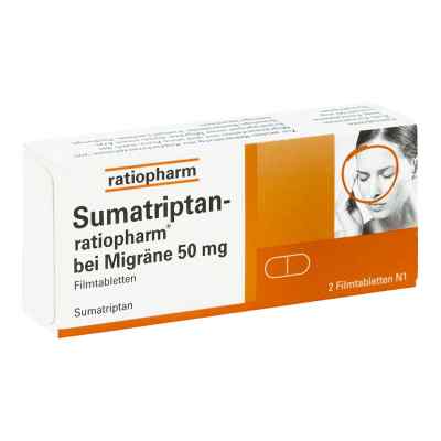 Sumatriptan-ratiopharm bei Migräne 50 mg tabletki powlekane 2 szt. od ratiopharm GmbH PZN 16529843