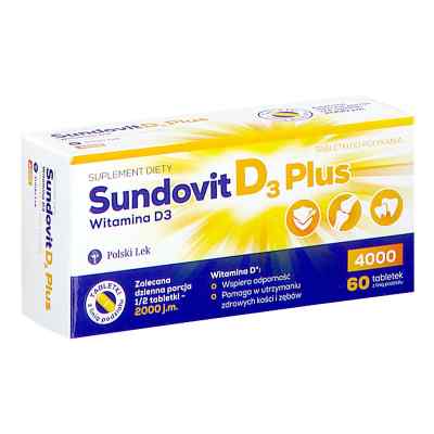 Sundovit D3 Plus tabletki 60  od POLSKI LEK  PZN 08303872