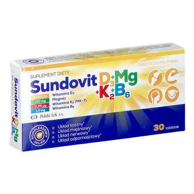 Sundovit D3+Mg+K2+B6 tabletki 30  od POLSKI LEK  PZN 08301063