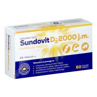 Sundovit witamina D3 2000 j.m. 60  od POLSKI LEK  PZN 08301221