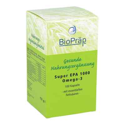 Super EPA 1000 Omega 3 kapsułki 100 szt. od BioPräp Biolog.Präp.Handelsges.m PZN 01155934