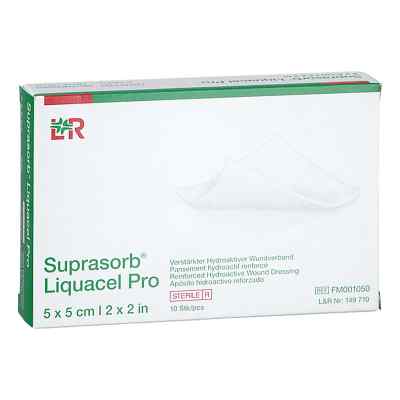 Suprasorb Liquacel Pro 5x5 Cm Kompressen 10 szt. od Lohmann & Rauscher GmbH & Co.KG PZN 18772625