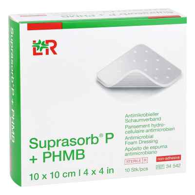 Suprasorb P+phmb Schaumverband 10x10 cm