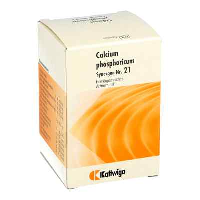 Synergon 21 Calcium phos. Tabl. 200 szt. od Kattwiga Arzneimittel GmbH PZN 04905784