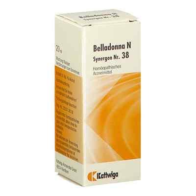 Synergon 38 Belladonna N Tropfen 20 ml od Kattwiga Arzneimittel GmbH PZN 04905264