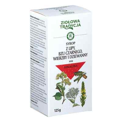Syrop z lipy bzu czarnego wierzby i dziewanny