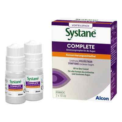 Systane Complete krople do oczu bez konserwantów 2X10 ml od Alcon Deutschland GmbH PZN 17439958