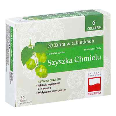 Szyszka Chmielu tabletki 30  od ZAKŁADY FARM. COLFARM PZN 08304566