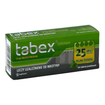 Tabex 1,5 mg tabletki powlekane 100  od  PZN 08300273