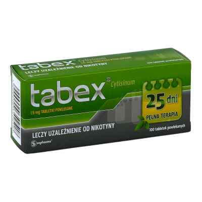 Tabex 1,5 mg tabletki powlekane 100 od SOPHARMA PLC PZN 08300273