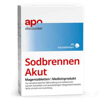 Tabletki na zgagę Sodbrennen Akut Magentabletten von apodiscount