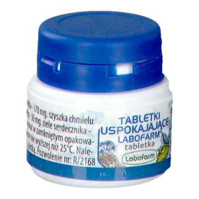 Tabletki uspokajające Labofarm 20 od INNOWAC.-WDROŻ.LABOR.FARM.LABOFA PZN 08301732