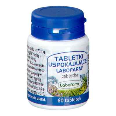 Tabletki uspokajające Labofarm tabletki 60  od INNOWAC.-WDROŻ.LABOR.FARM.LABOFARM MGR FARM.TADEUS PZN 08301666