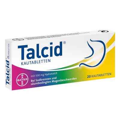 Talcid tabletki do ssania. 20 szt. od Bayer Vital GmbH PZN 02530481