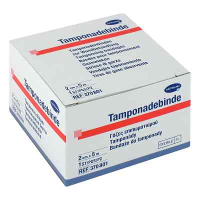 Tamponadebinde 5mx2cm steril Hartmann 1 szt. od PAUL HARTMANN AG PZN 01002998